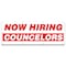 Signmission Now Hiring Counselors Banner Apply Inside Accepting Application Single Sided B-96-30223 - alternate 1